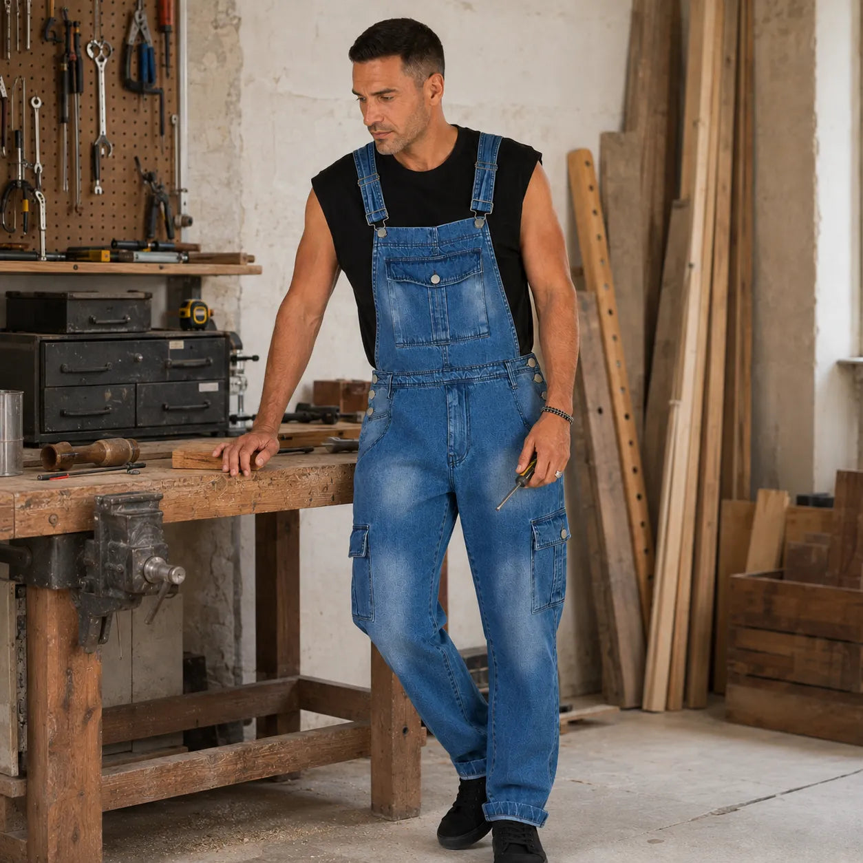 L’inspiration américaine dans un denim patiné