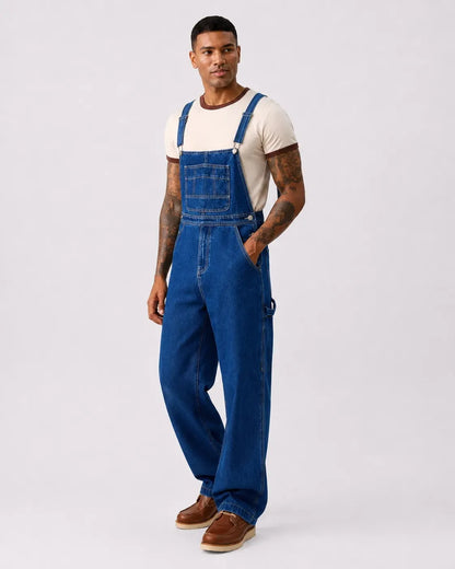 Salopette Denim Vintage Droite Homme