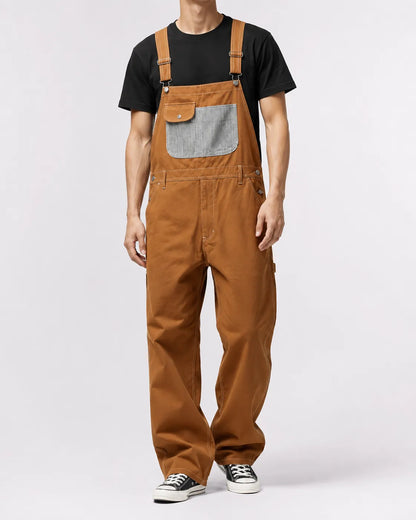 Salopette Denim Travail Ajustable Homme