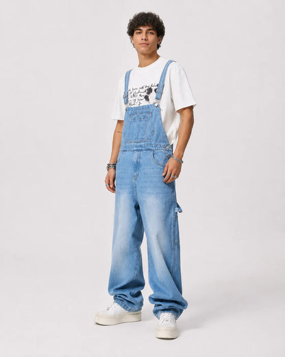 Salopette Homme Jean Bleu Clair