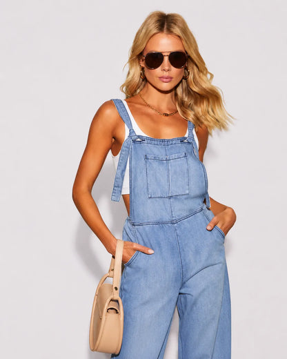 Salopette en Denim Jean