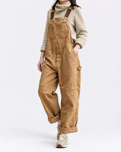 Salopette Ample Taille Haute Femme