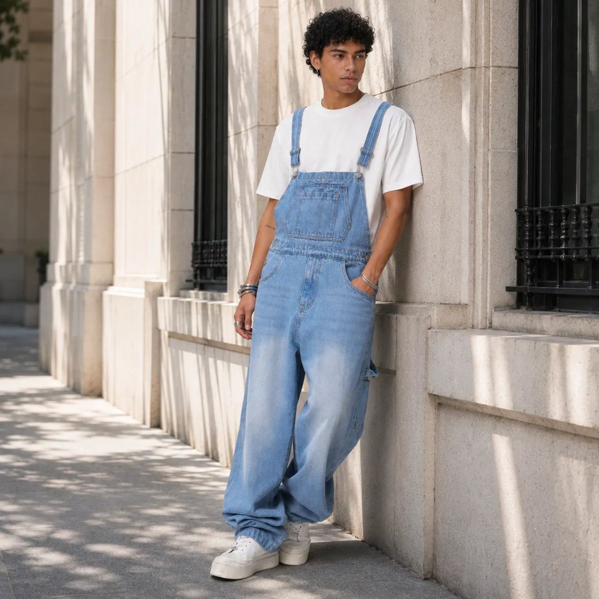 Le denim ample à l’esprit streetwear