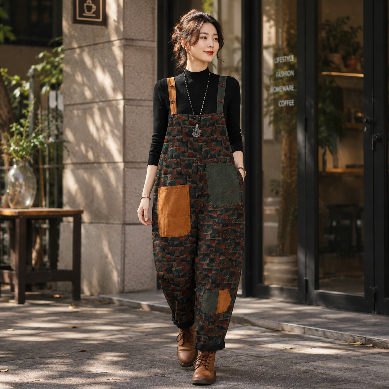 Le volume oversize patchwork