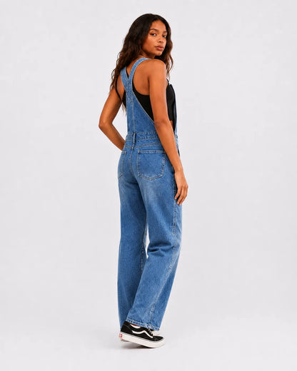 Salopette Denim Distressed Femme