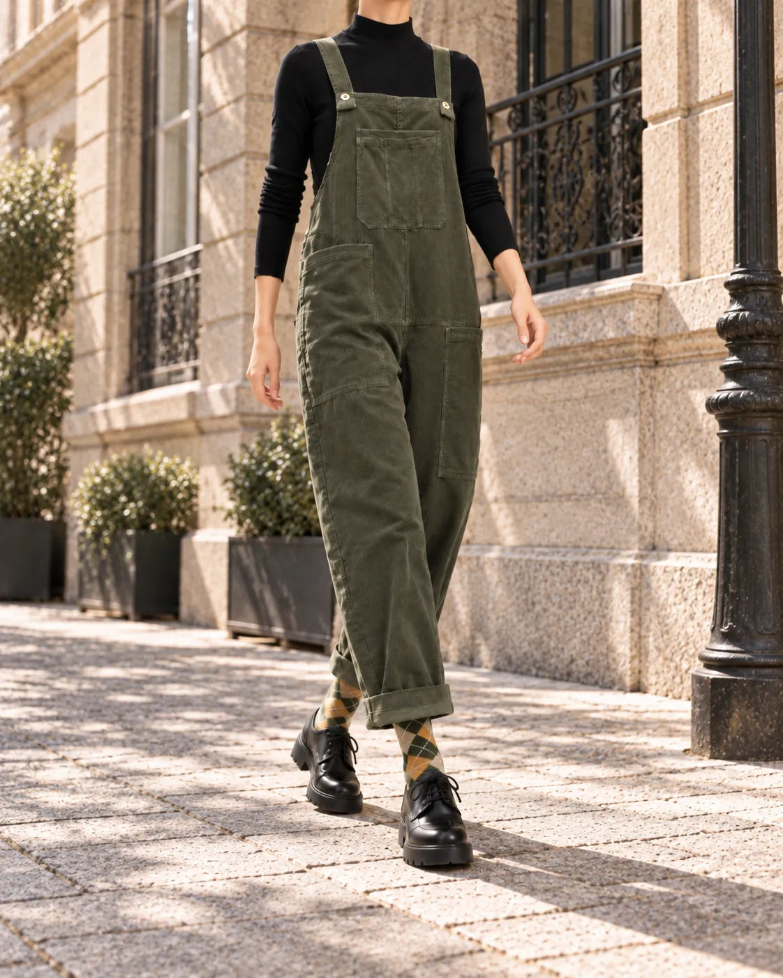 Salopette Velours Vintage Femme