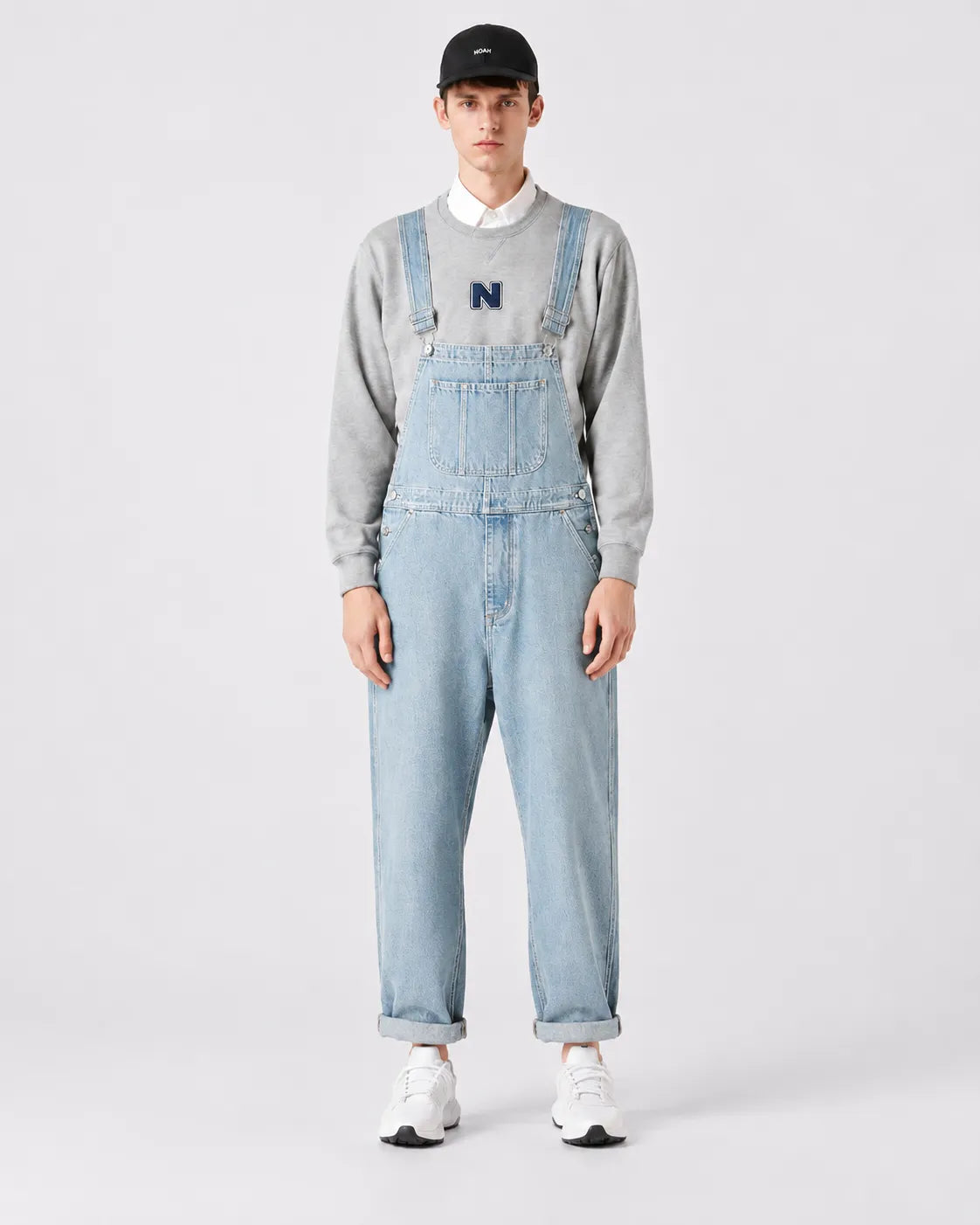Salopette Denim Large Homme