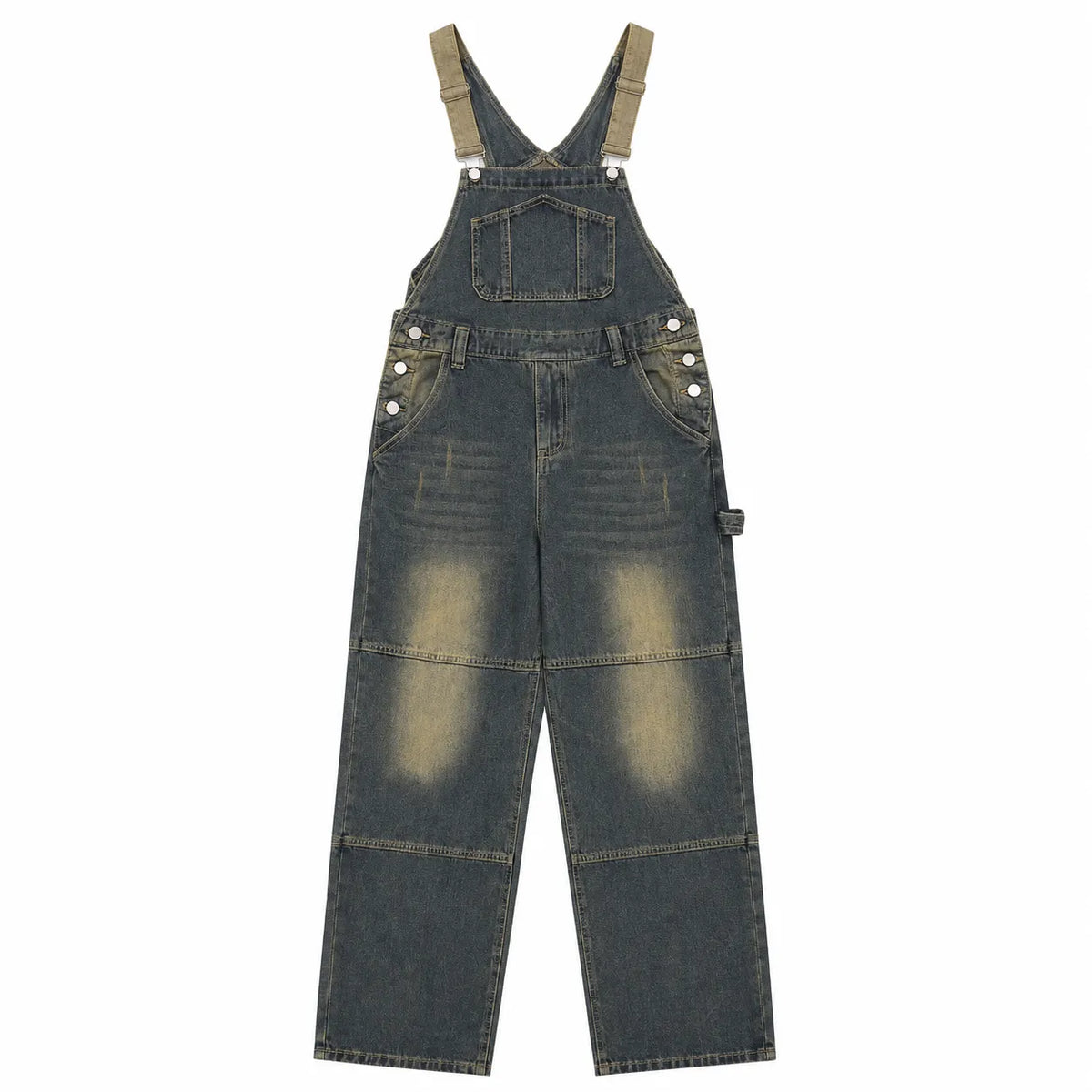 Salopette Denim Délavée Vintage Homme