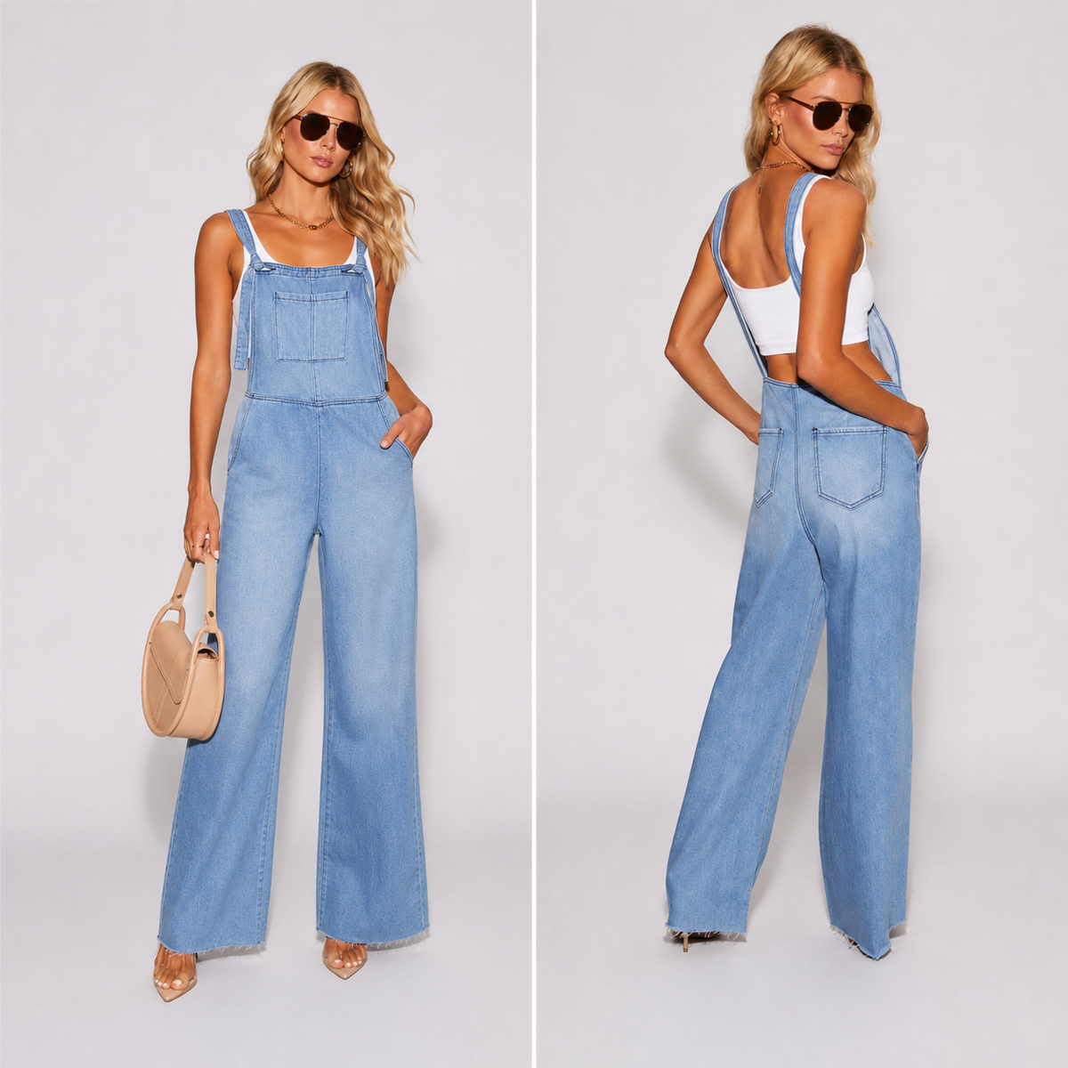 Salopette en Denim Jean