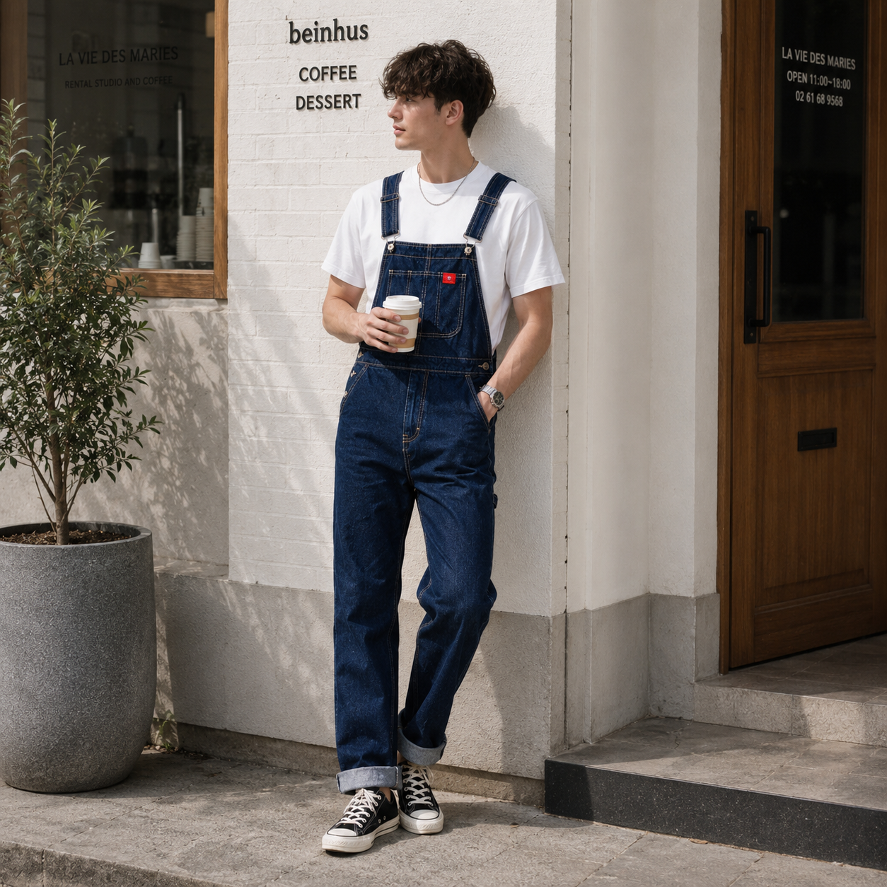 La précision du denim slim
