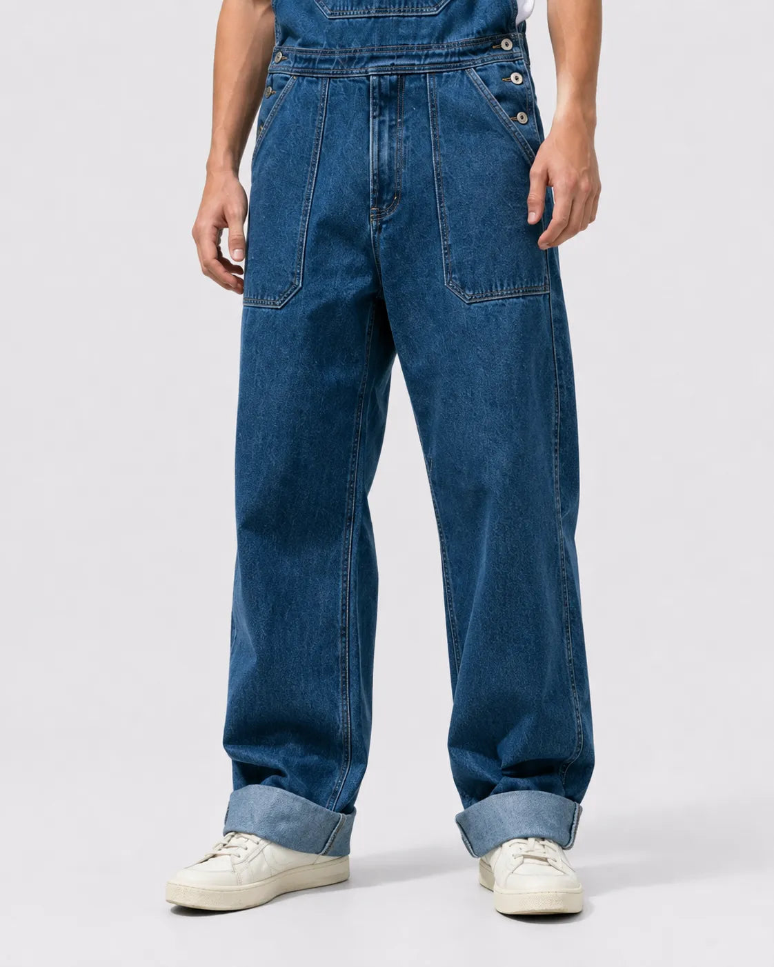 Salopette Denim Large Vintage Homme