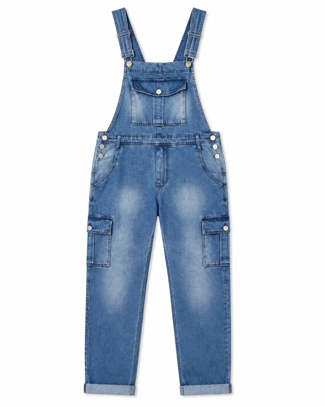 Salopette Denim Cargo Multipoches