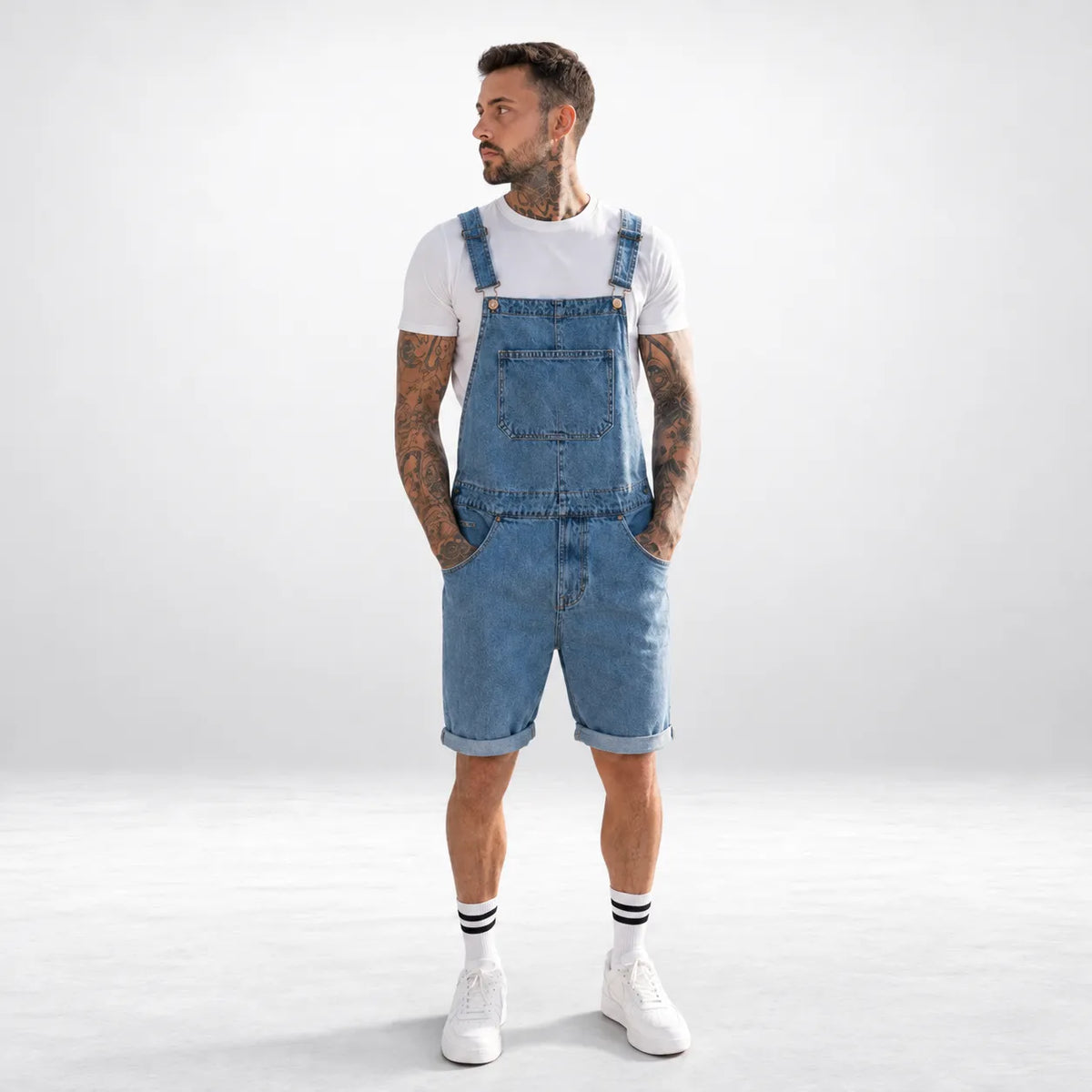 Salopette Courte Homme Moderne