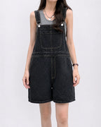 Salopette Y2K Courte Denim Coréen