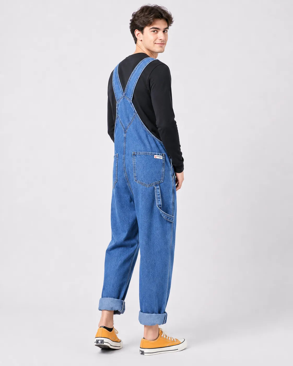Salopette en Jean Ample Bleu