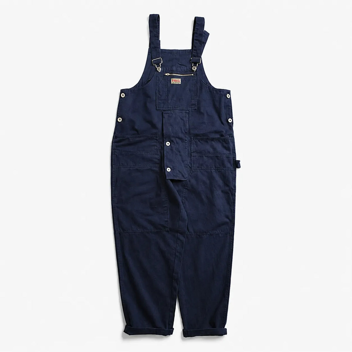 Salopette Cargo en Denim Ample