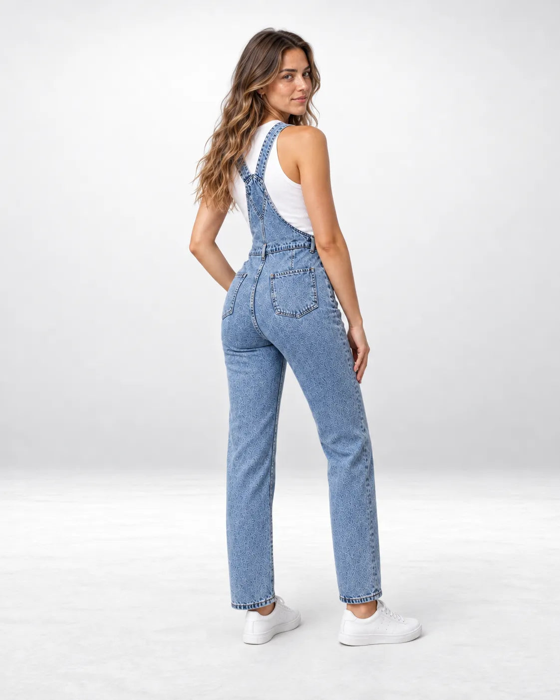 Salopette Bleu Clair Vintage