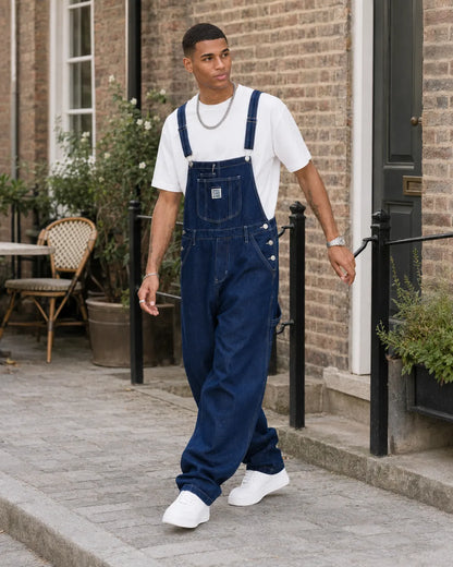 Salopette en Jean Style Homme Moderne