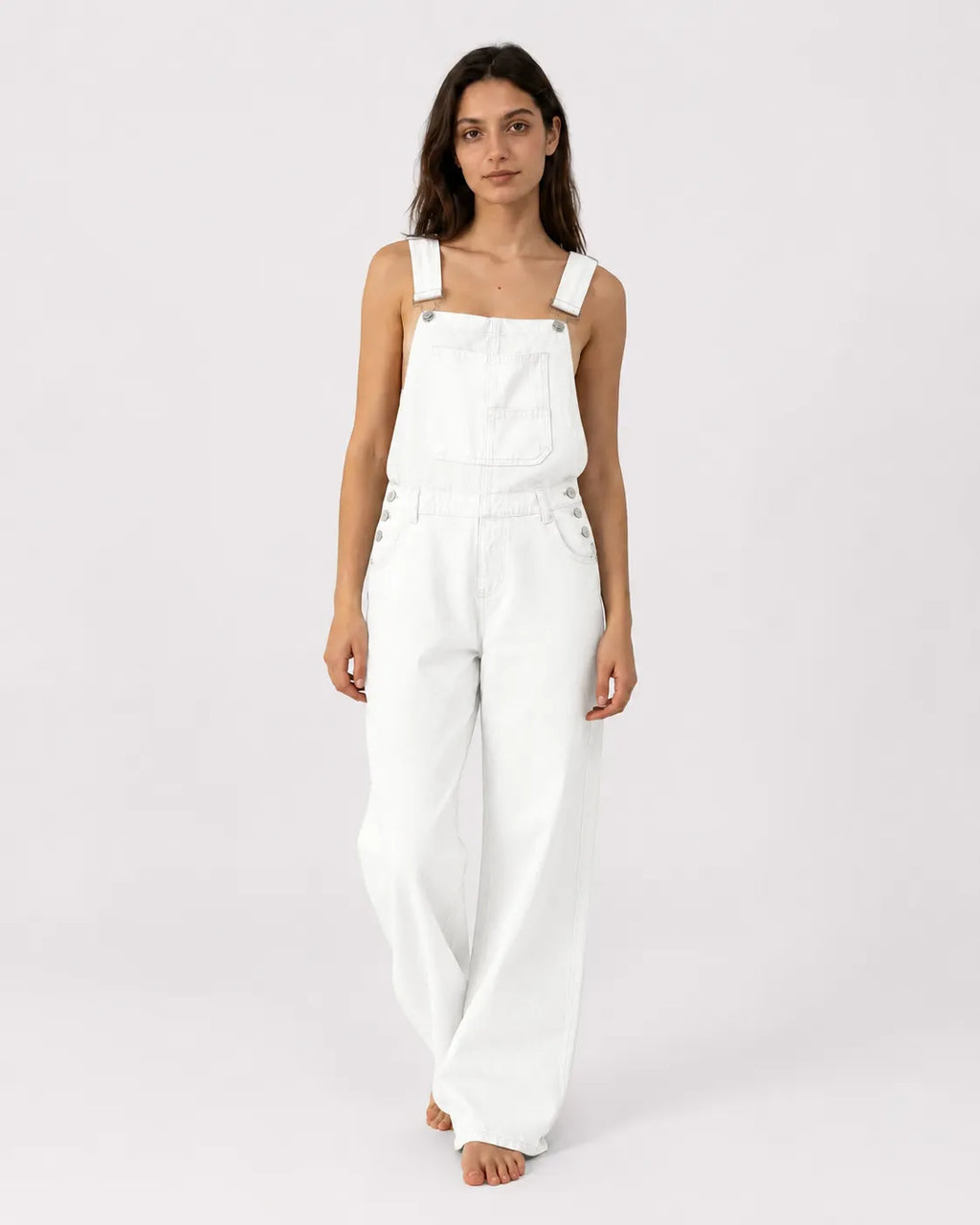 Salopette Décontractée Denim Ample
