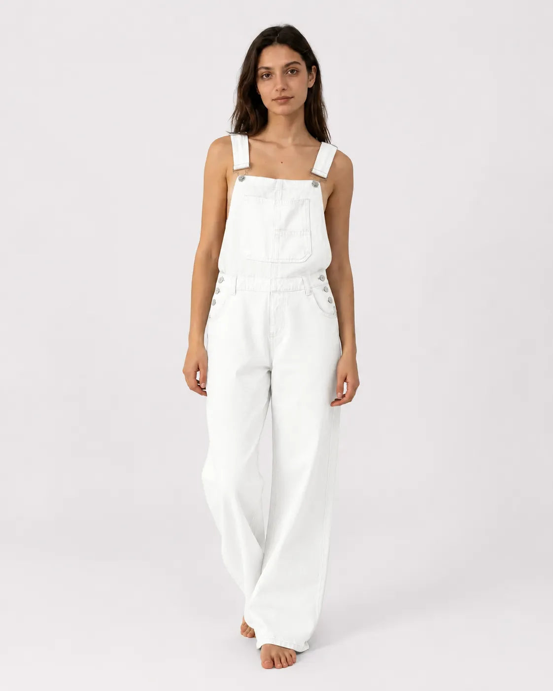 Salopette Décontractée Denim Ample