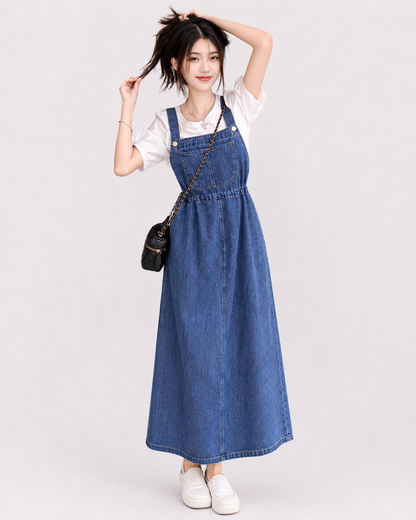 Robe Salopette Jean Casual