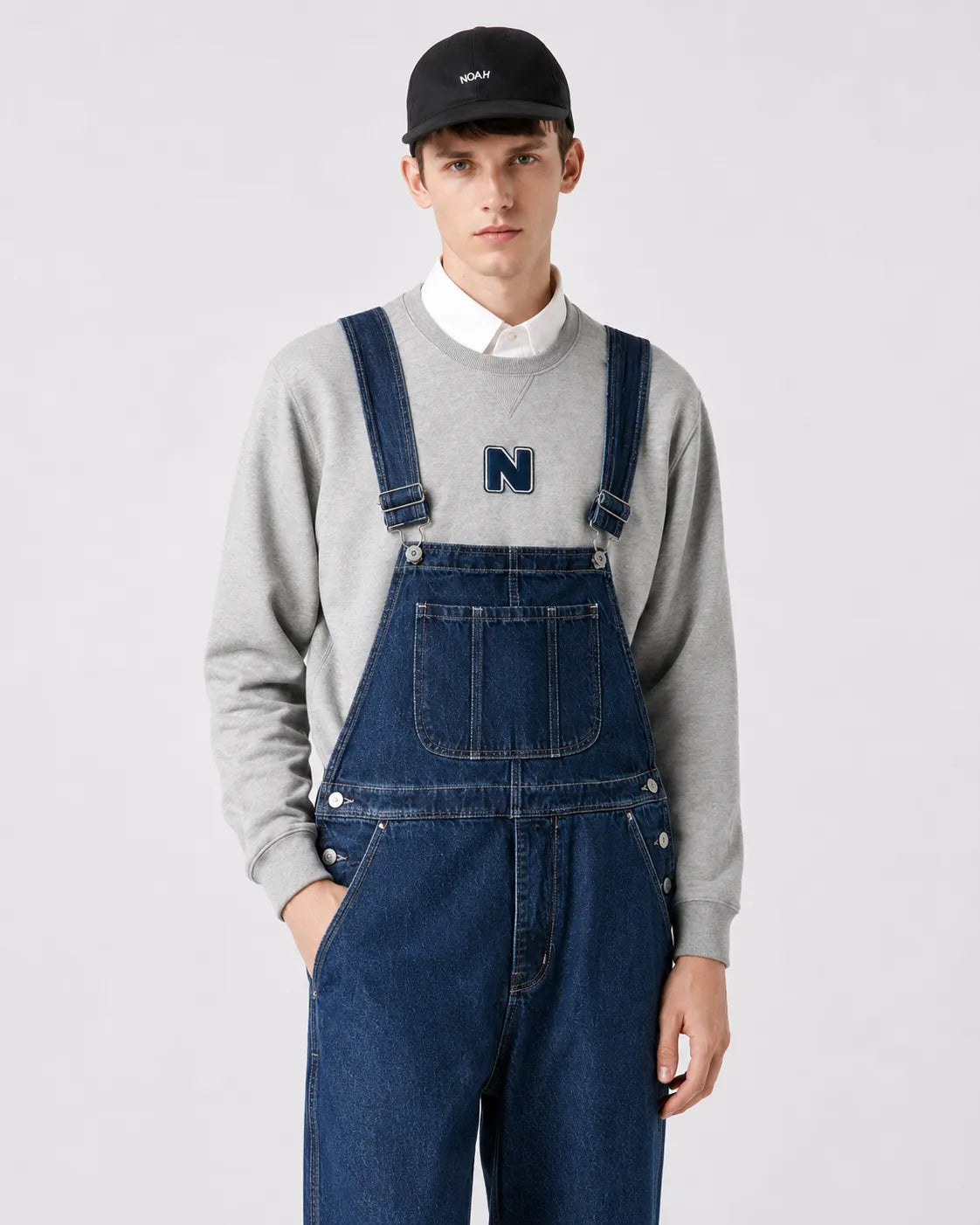 Salopette Denim Large Homme