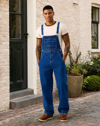 Salopette Denim Vintage Droite Homme