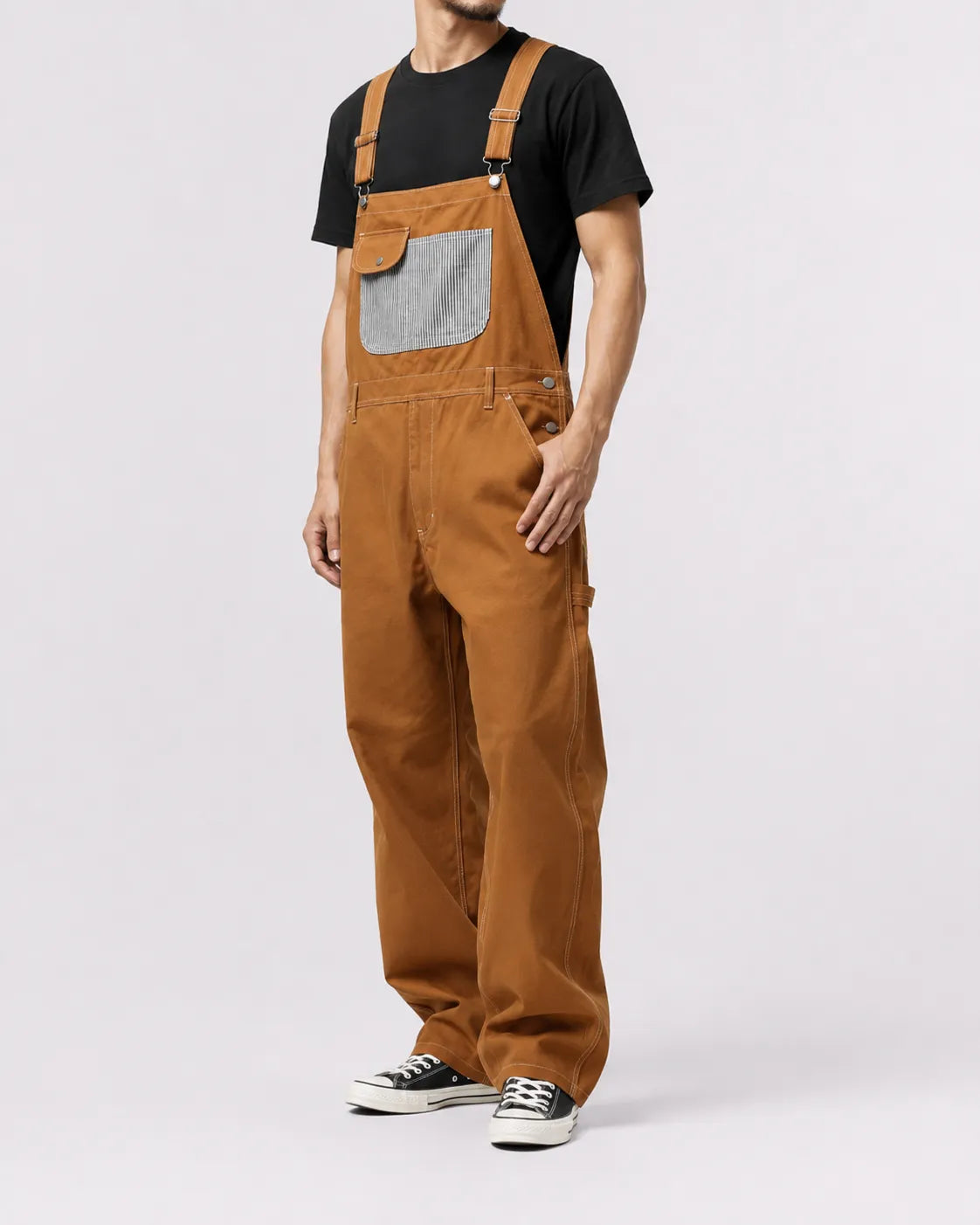 Salopette Denim Travail Ajustable Homme