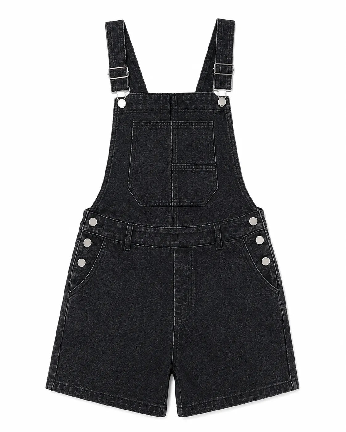 Salopette Short en Jean Coupe Décontractée