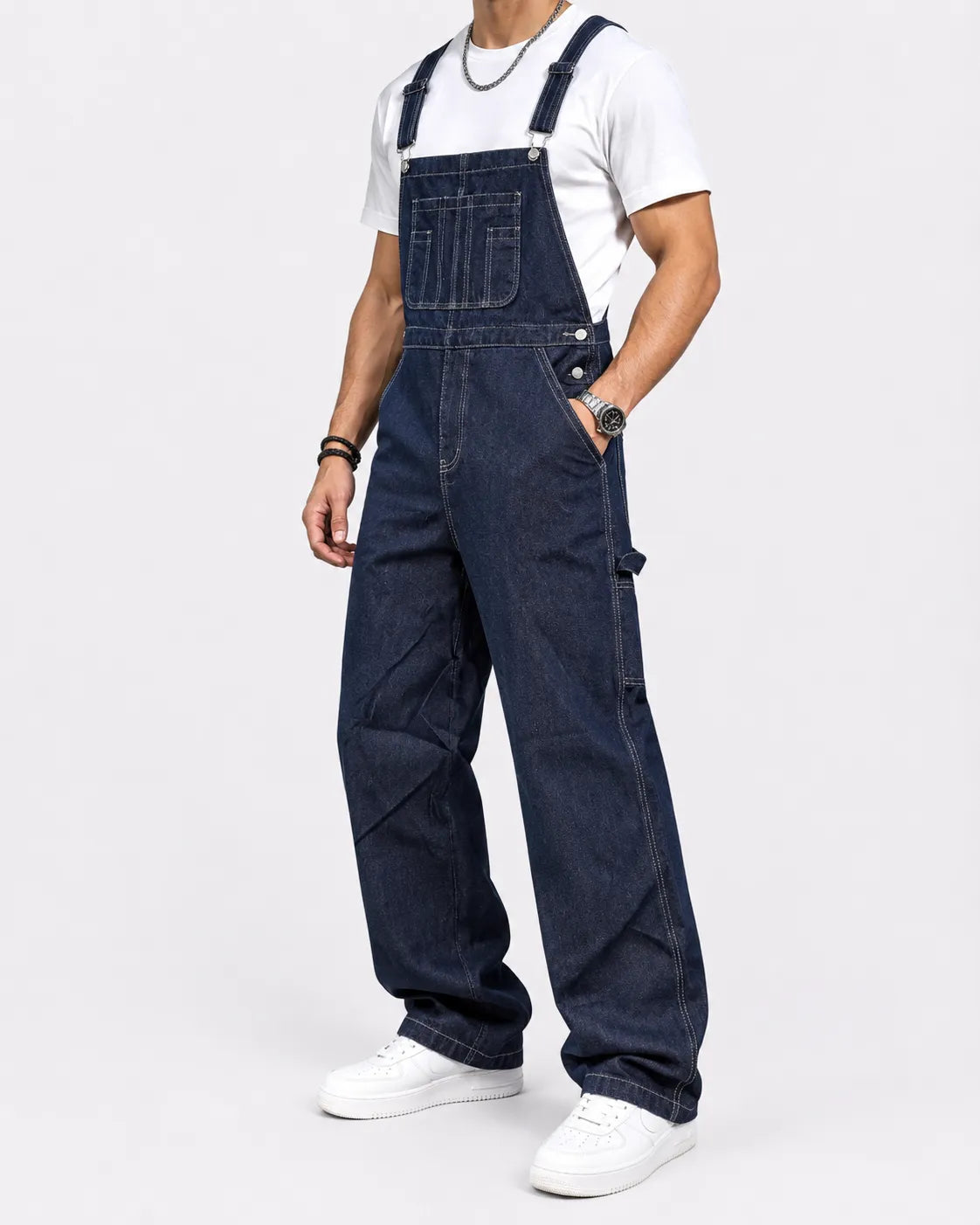 Salopette Denim Grande Taille Homme
