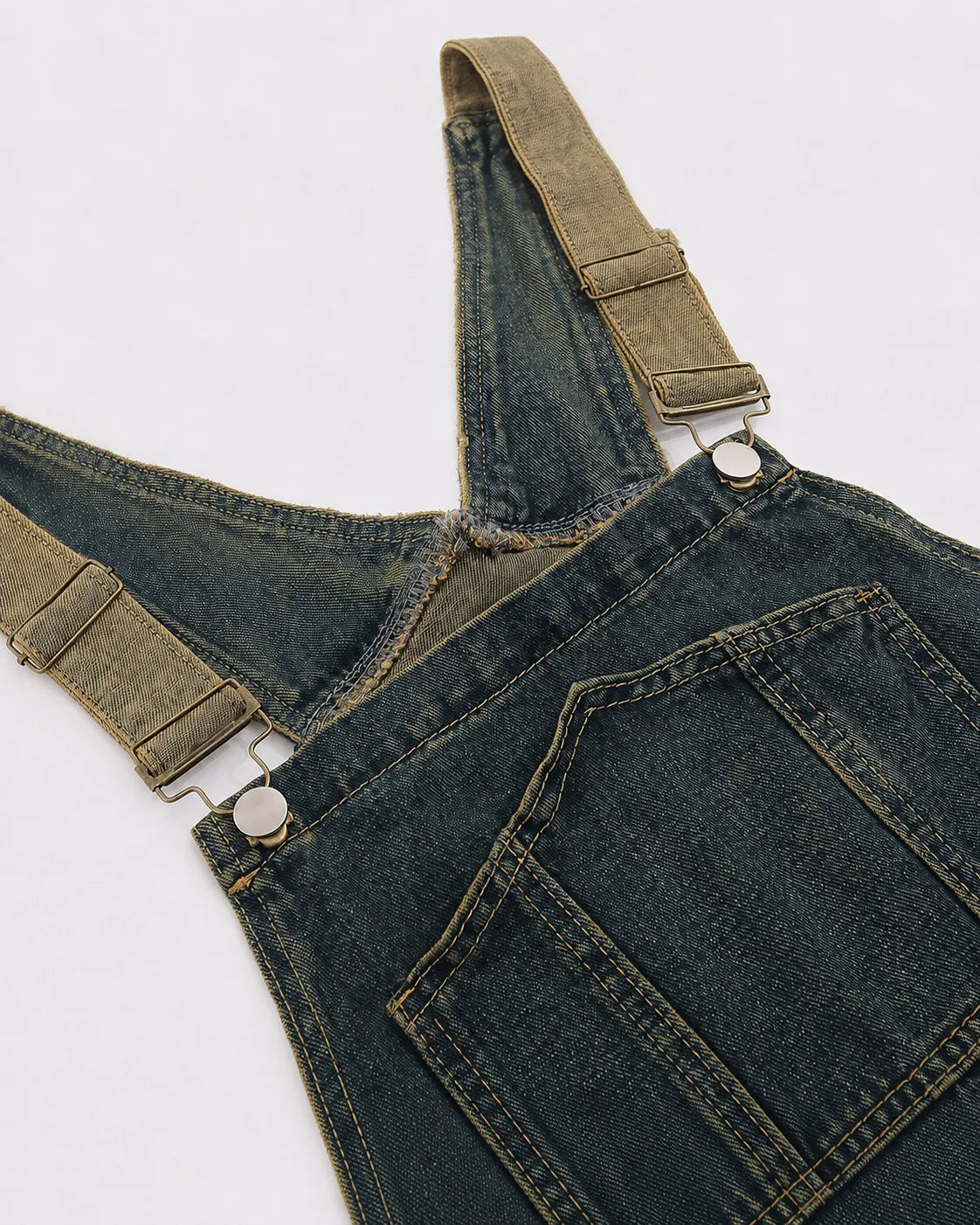 Salopette Denim Délavée Vintage Homme