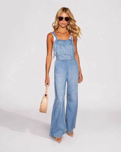Salopette en Denim Jean