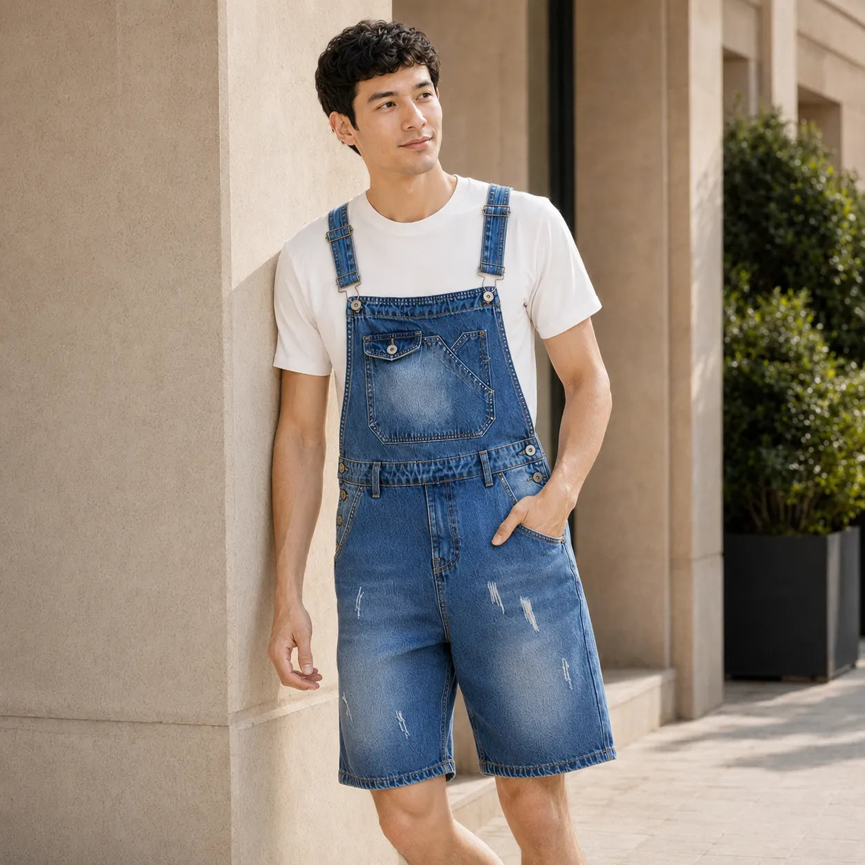 Le denim streetwear dans un format estival