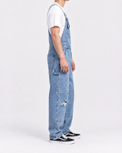 Salopette Denim Cargo Rétro Homme