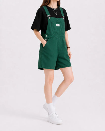 Salopette Verte Short Cargo