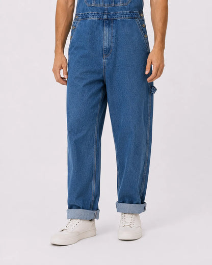 Salopette Jean Coupe Droite Homme