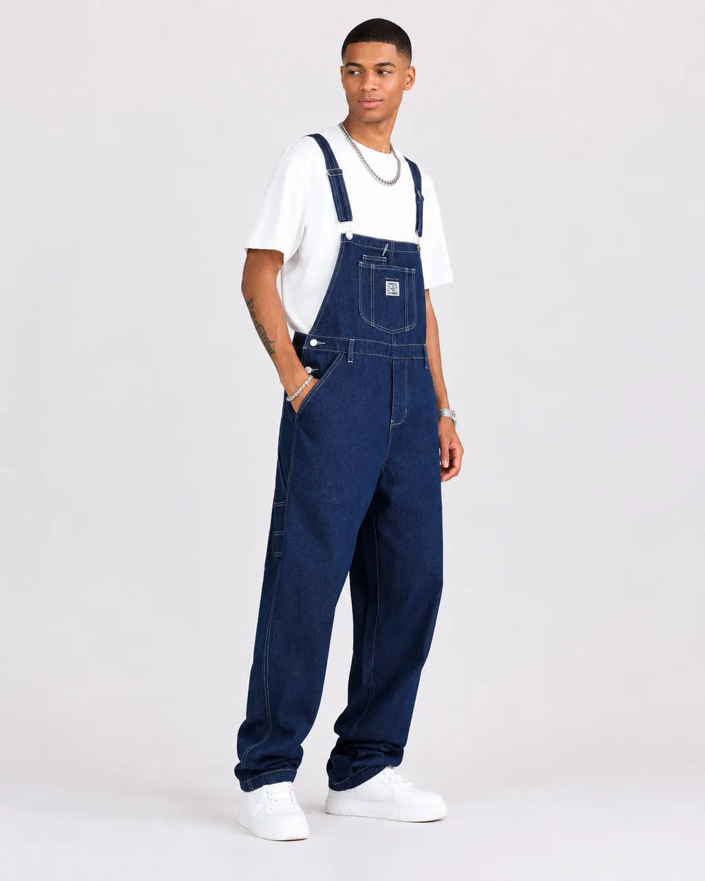 Salopette en Jean Style Homme Moderne