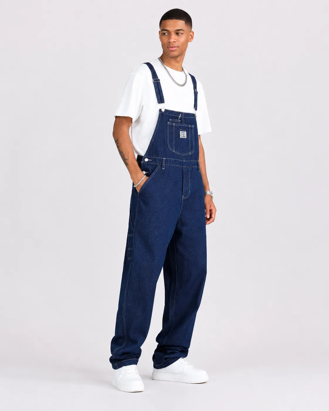 Salopette en Jean Style Homme Moderne