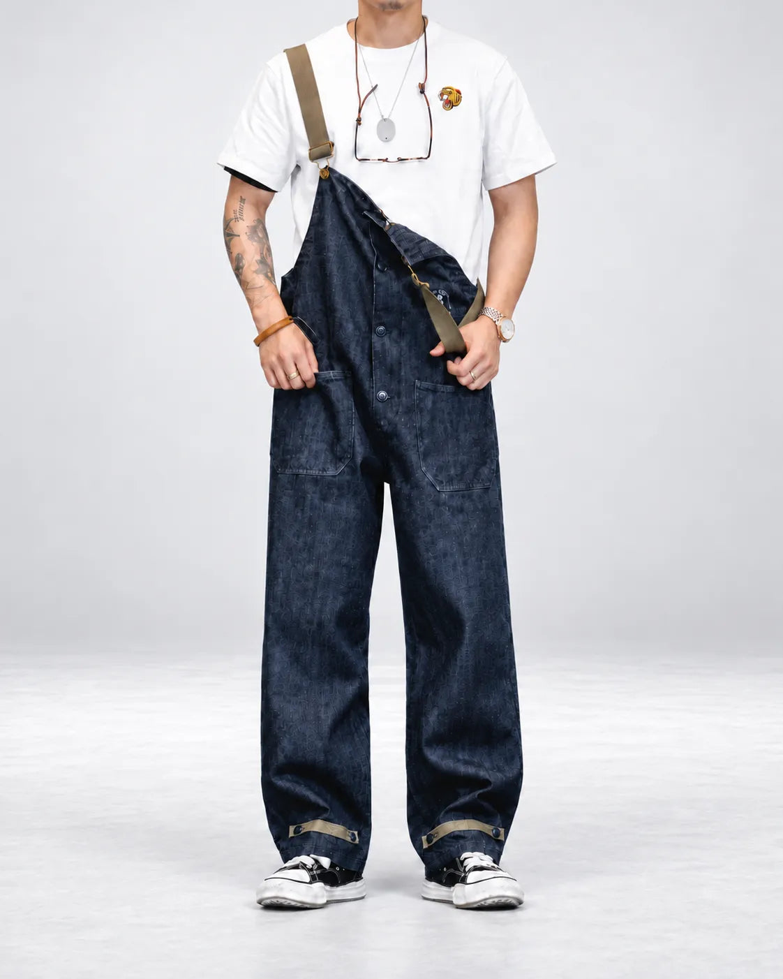 Salopette Denim Pont Militaire