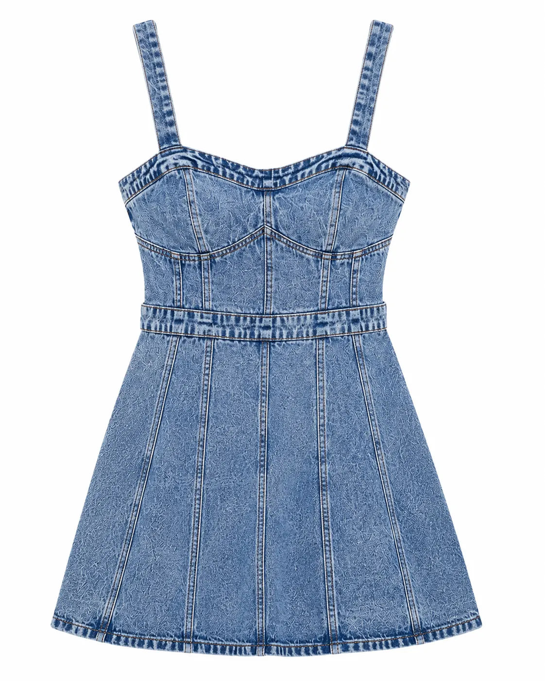 Salopette Jupe en Jean Dos Nu