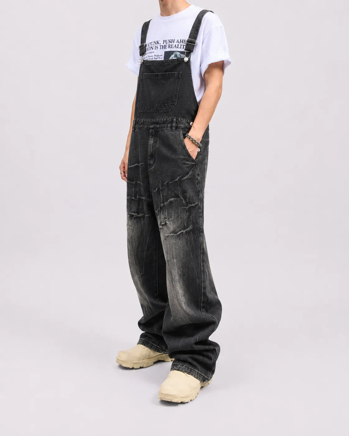 Salopette Denim Oversize Homme
