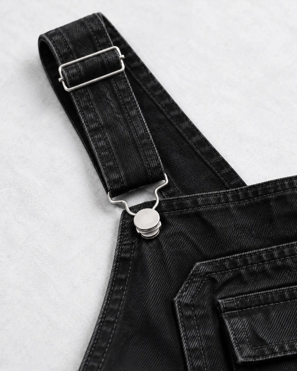 Salopette Rétro en Jean Noir