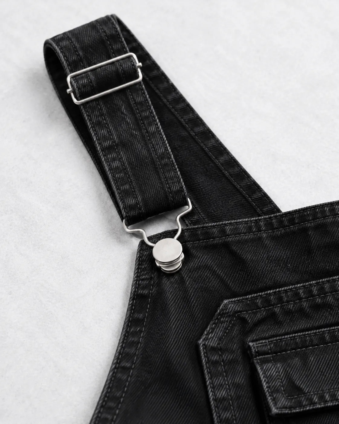 Salopette Rétro en Jean Noir