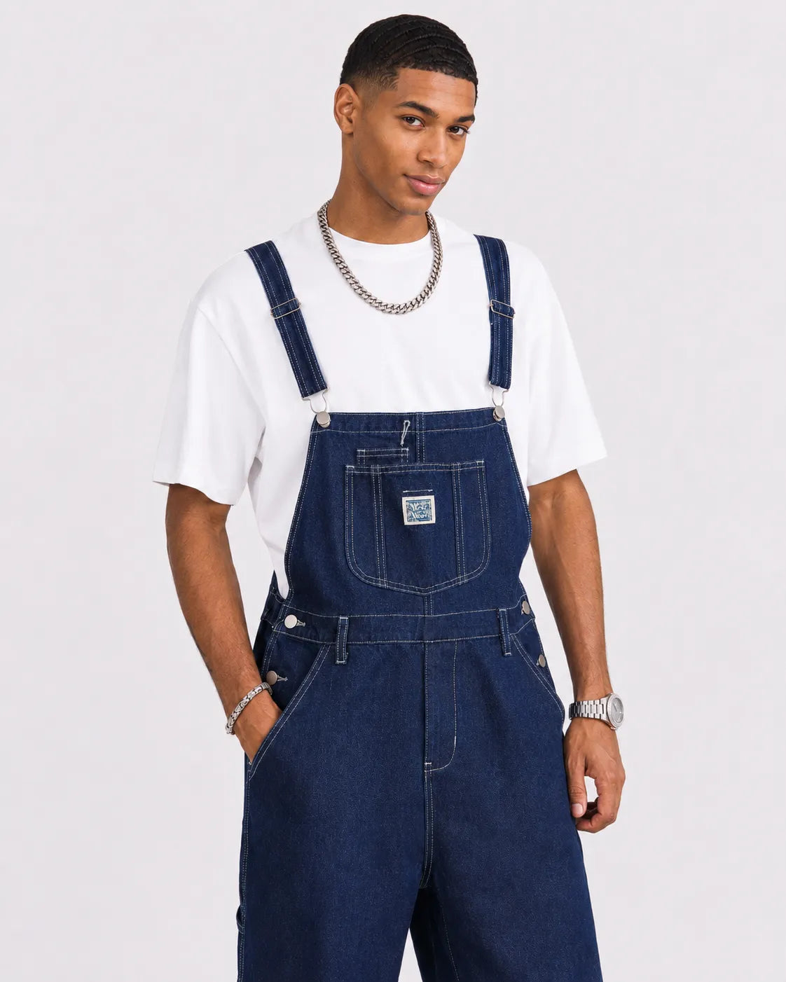 Salopette en Jean Style Homme Moderne