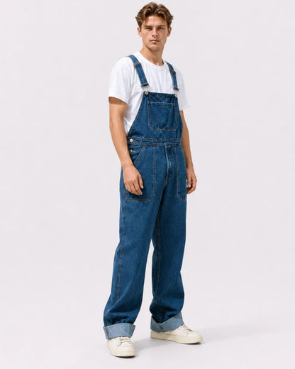 Salopette Denim Large Vintage Homme