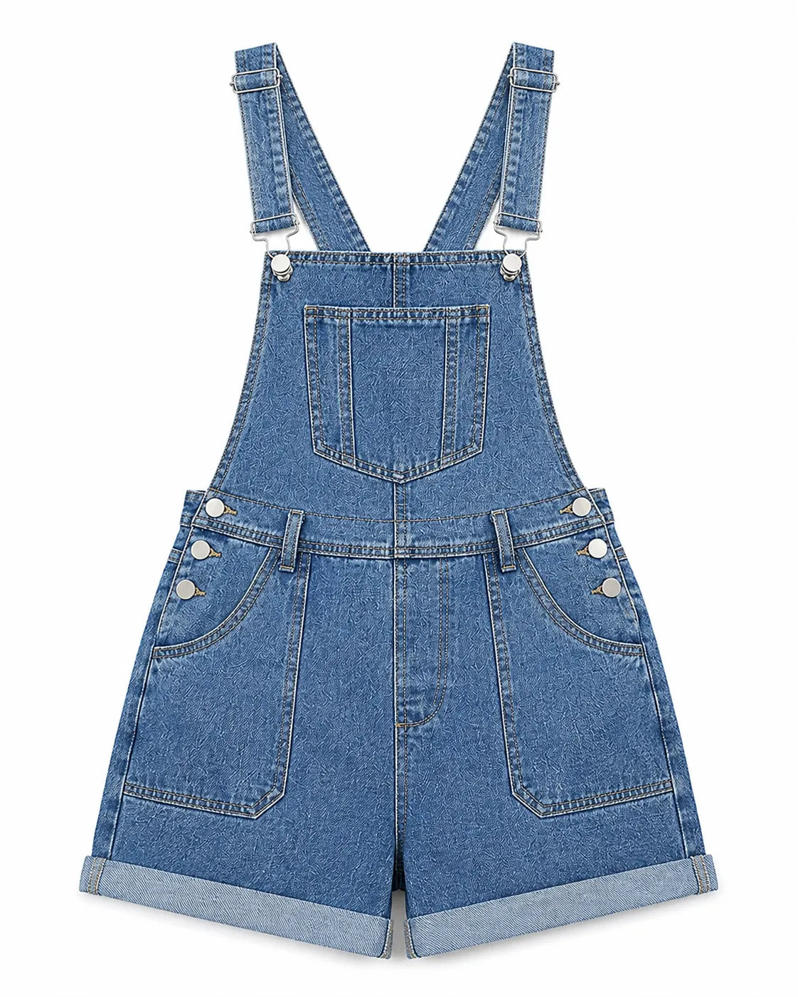 Salopette Tendance en Jean Courte