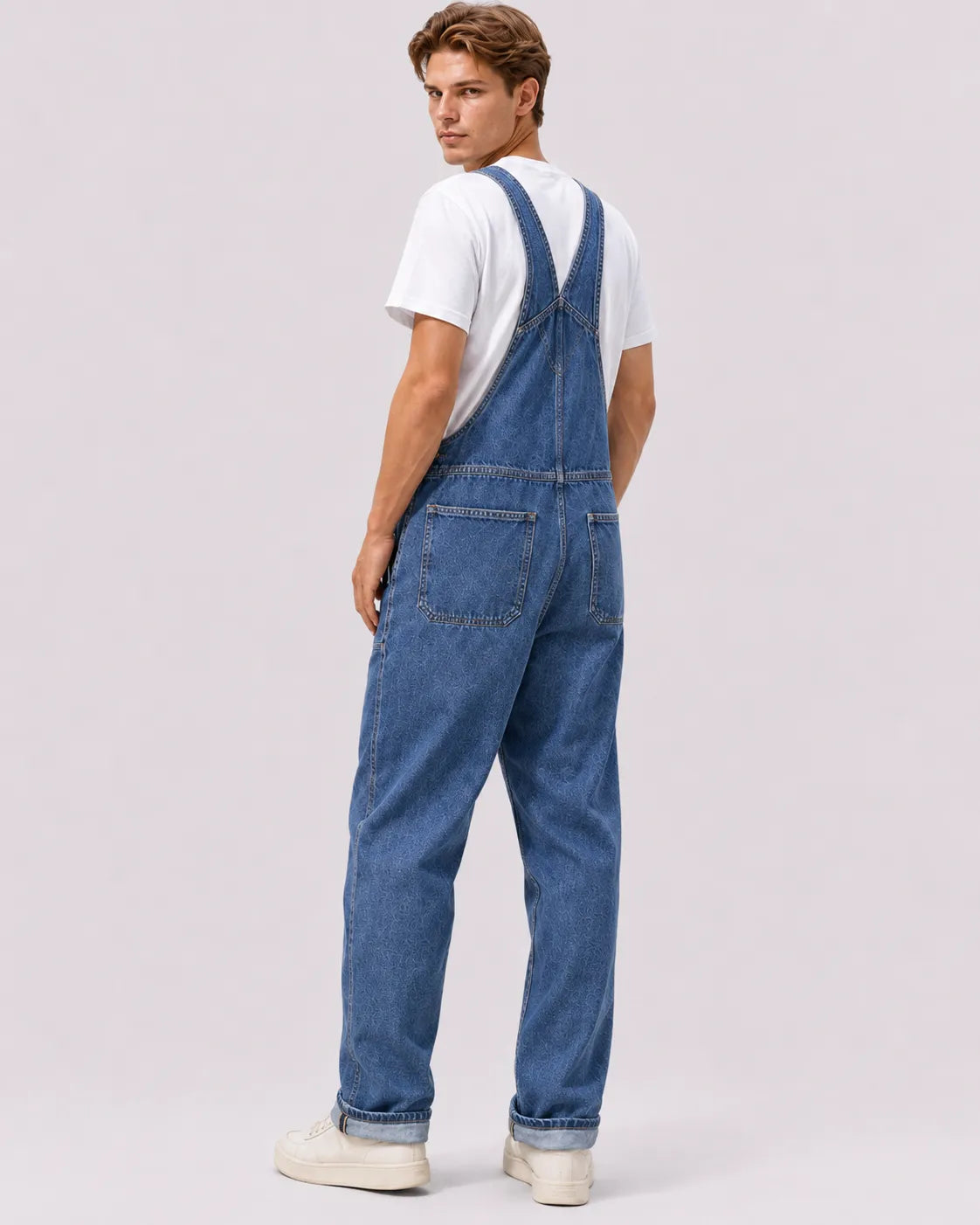 Salopette Denim Large Vintage Homme
