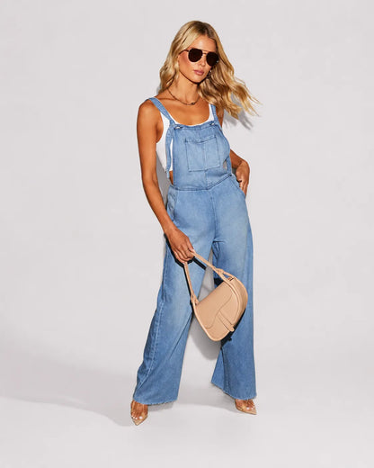 Salopette en Denim Jean