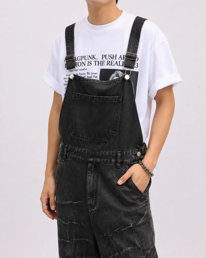 Salopette Denim Oversize Homme