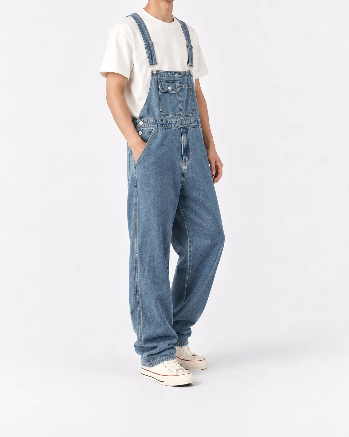 Salopette Denim Utilitaire Homme